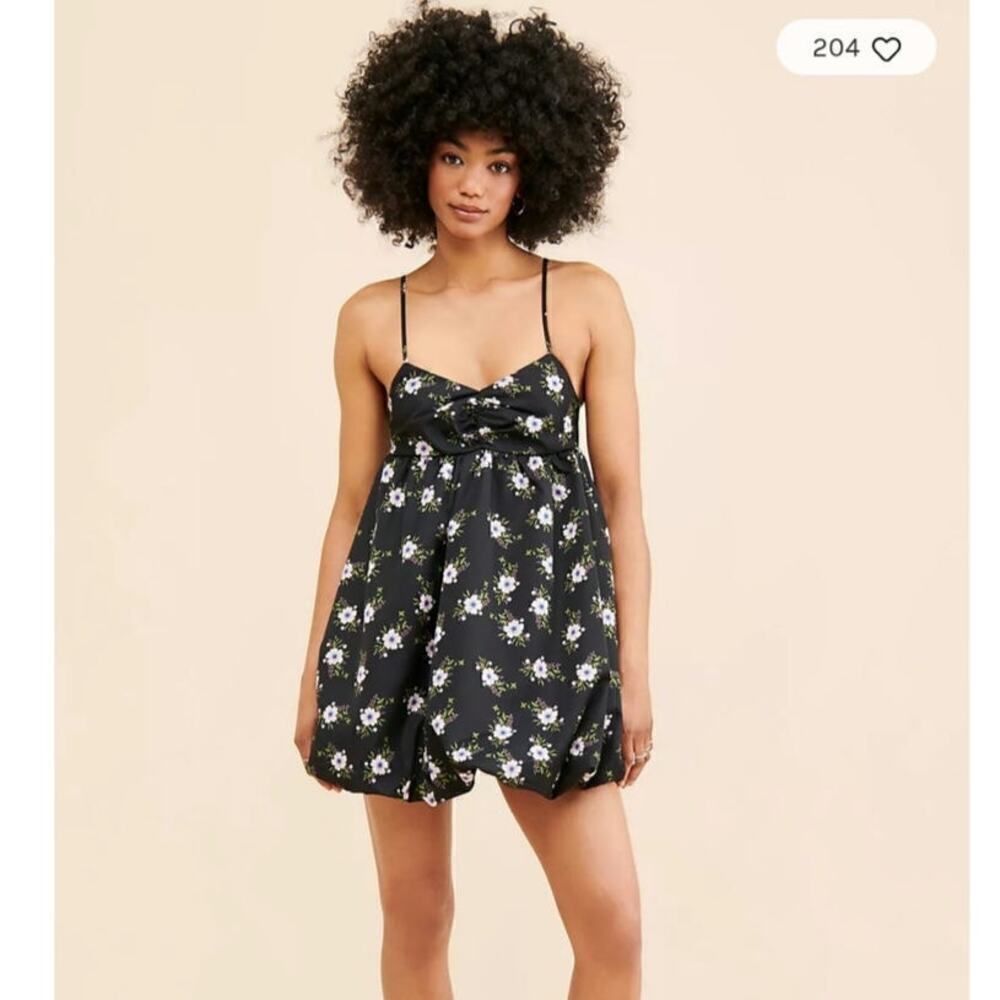 FREE PEOPLE In A Bubble Mini Dress, sz EXTRA LARGE